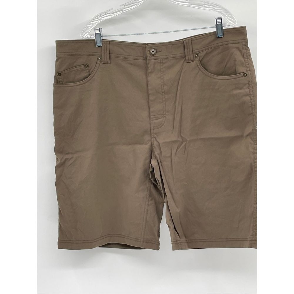 Prana Shorts Breathe Men Size 40 Brown Performance Stretch Hiking Outdoor Active